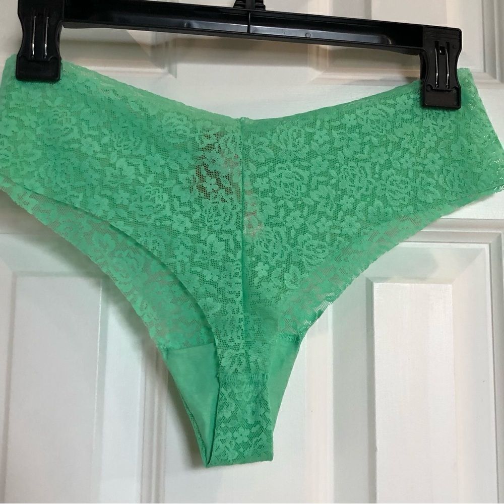 PINK Victoria’s Secret - NWT - L Sz XL 2-Pack Panties-Lace Thong & String Bikini - Picture 3 of 15